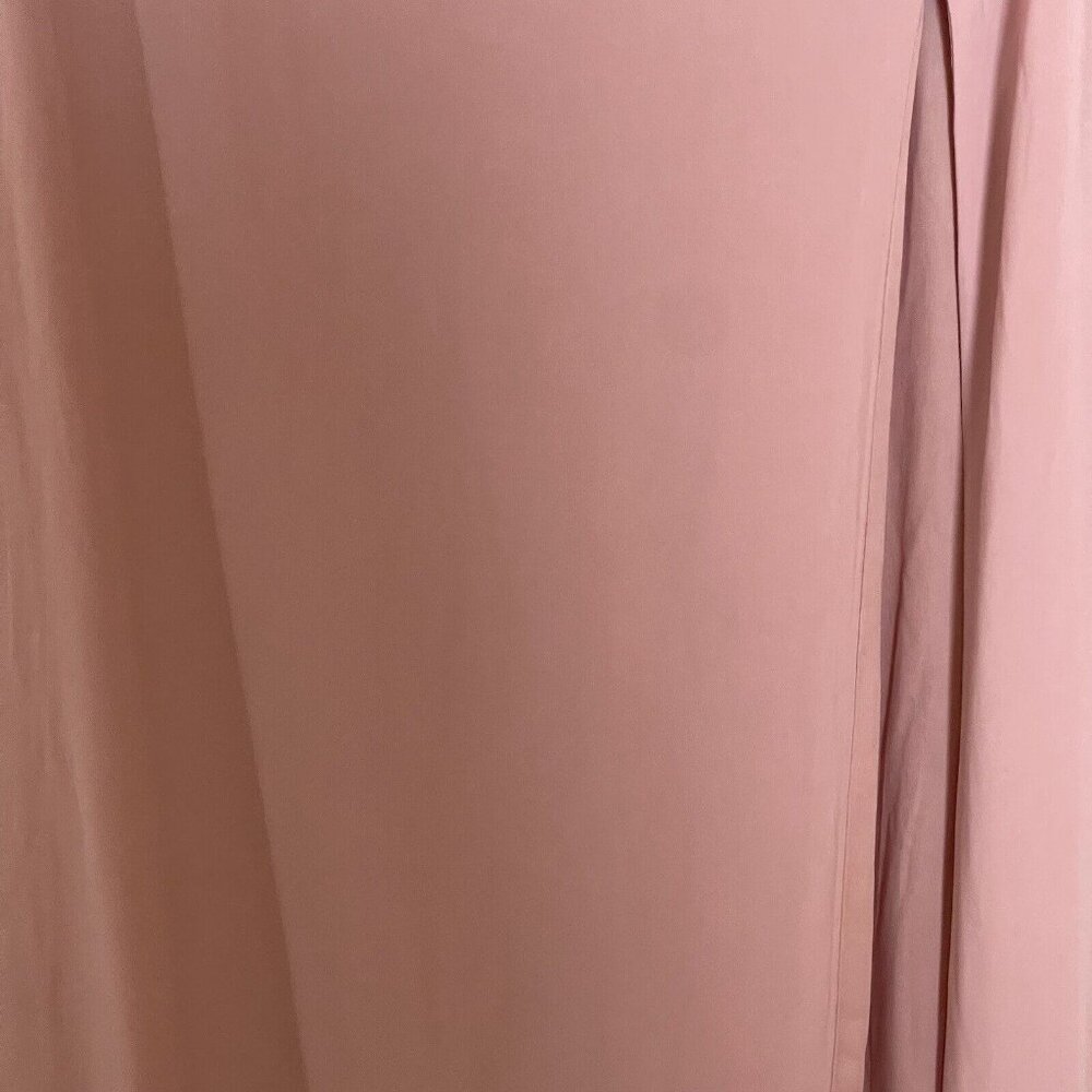 Mac Duggal Dress Gown Size 6 Pink Beaded Drop Shoulder Rhinestones 68163 $398 - Picture 16 of 16